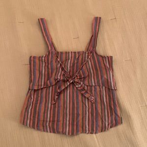 Madewell Front Tye Tank Top